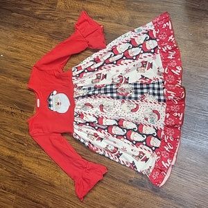 Christmas dress little girls  large